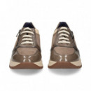 Deportivo Charol+nobuck Beige  FLUCHOS