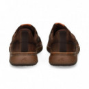Deportivo Elasticos Ante+piel Marron  FLUCHOS
