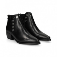 Botin Arandelas Piel Negro  VEXED SHOES COMPANY