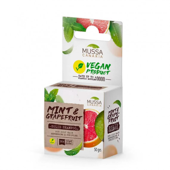 Mint & Grapefruit
champú Sólido  MUSSA CANARIA
