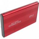 ONEWAY Caja Externa Hdd 2.5 Sata USB 3.0 Roja