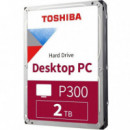 TOSHIBA P300 Disco Duro 2TB 3.5" Sata