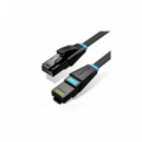 VENTION Cable de Red CAT.6A Utp 1M Negro
