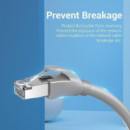 VENTION Fundas Protectoras RJ45, Bolsa de 50 Unidades, Gris