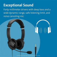 KENSINGTON Auriculares Hi-fi con Micrófono K33597WW
