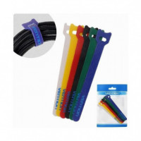 VENTION Tiras Organizadoras de Cables Multicolor 15CM - Pack de 6