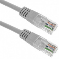 Cable de Red CAT.5E Utp Flex 0.25M Gris  OEM