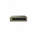 IP-COM Switch Gigabit de 5 Puertos Poe Gestionable