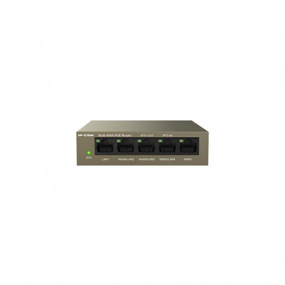 IP-COM Switch Gigabit de 5 Puertos Poe Gestionable