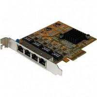 STARTECH Tarjeta Red Pcie Ethernet 4 Puertos Gigabit