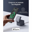 ANKER Cubo 3 en 1 Cargador Inalámbrico Magsafe 30W Usb-c