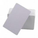 Pack de 500 Tarjetas PVC Blancas CR80  OEM