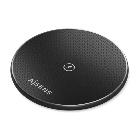AISENS Base de Carga Inalámbrica para Smartphone 15W Negra