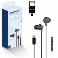 DAEWOO DW2015 Auriculares Usb-c con Micrófono