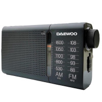 DAEWOO DW1119 Radio Am/fm Portátil Negra