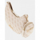 Bolso Modelo Hobo con Logotipo 4G de GUESS