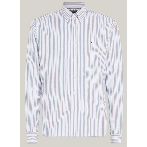 TOMMY HILFIGER - Multi Stripe Oxford Rf Shirt - 0A4 - F|MW0MW36820/0A4