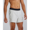 TYR Unbroken Big Logo Short 5" Grey