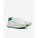 Elite Actv Evo 225 4 Sma Off Wht/grn  LACOSTE