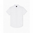Shirt Off White Ax Pattern  ARMANI EXCHANGE