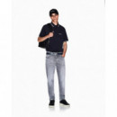 Polo Shirt Deep Navy  ARMANI EXCHANGE