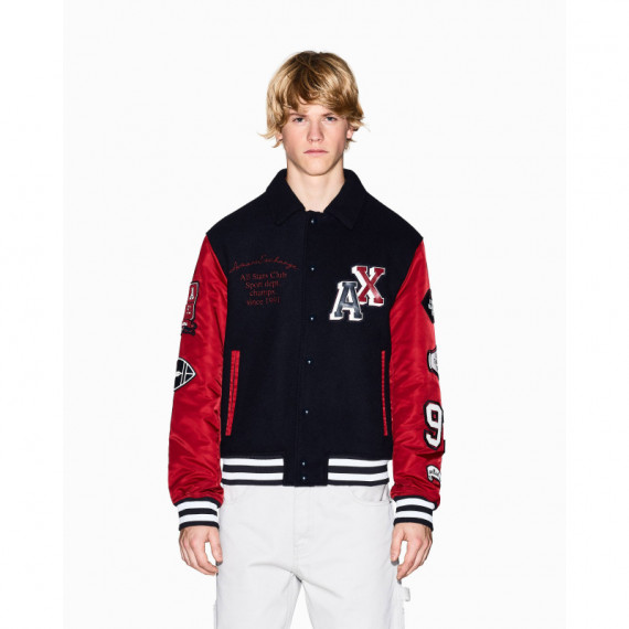 Blouson Jacket Deep Navy/winery  ARMANI EXCHANGE