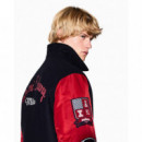 Blouson Jacket Deep Navy/winery  ARMANI EXCHANGE