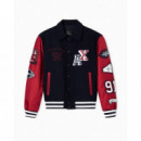 Blouson Jacket Deep Navy/winery  ARMANI EXCHANGE