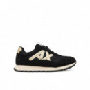 Sneaker Black/pale Gold  ARMANI EXCHANGE
