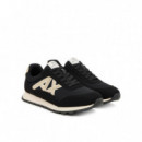 Sneaker Black/pale Gold  ARMANI EXCHANGE