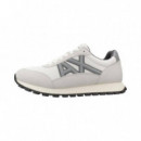 Sneaker Gray+off White  ARMANI EXCHANGE