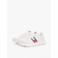 Tjm Technical Runner Ess Ecru  TOMMY HILFIGER