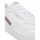 Th Basket Core Stripes White  TOMMY HILFIGER