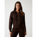 New Hooded Scuba Swe Regal Brown  GUESS