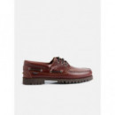 Zapato Nautico Clasico Marron  SILBON