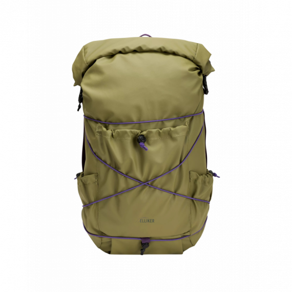 Mochila ELLIKER Buckden Roll Top Backpack 24/35L Khaki