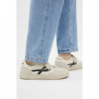 Calzado Zapatillas POMPEII Elan Pippa Leather Ecru Navy