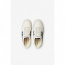 Calzado Zapatillas POMPEII Elan Pippa Leather Ecru Navy