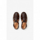 Calzado Sandalia POMPEII Savoi Caoba