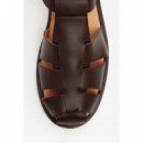 Calzado Sandalia POMPEII Savoi Caoba