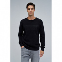 Jerséis y Sudaderas Jersey SALSA JEANS Punto con Textura Black