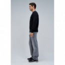 Jerséis y Sudaderas Jersey SALSA JEANS Punto con Textura Black