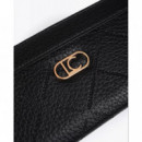 Billetero Monograma Rombos Negro  LOLA CASADEMUNT