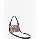 Bandolera Tejido Jacquard Lc Flocado Burdeos  LOLA CASADEMUNT