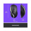 LOGITECH Raton con Cable M500S 4000DPI USB Color Negro Ref.: 910-005784