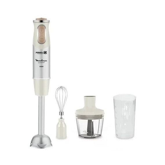 MOULINEX Batidora de Brazo con Picadora y Varilla Quickchef DD655A10 1000W