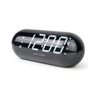 MUSE Radio Reloj Despertador Digital M-19 Gl Digitos Jumbo Xxl 2 Alarmas