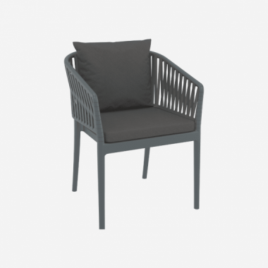 Silla de Jard&iacute;n Portofino- Apilable- Coj&iacute;n Incluido- Varios Colores- Siesta Exclusive&reg;- Exterior  SIESTA EXCLUSIVE