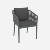 Silla de Jardín Portofino- Apilable- Cojín Incluido- Varios Colores- Siesta Exclusive®- Exterior  SIESTA EXCLUSIVE