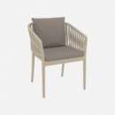 Silla de Jardín Portofino- Apilable- Cojín Incluido- Varios Colores- Siesta Exclusive®- Exterior  SIESTA EXCLUSIVE